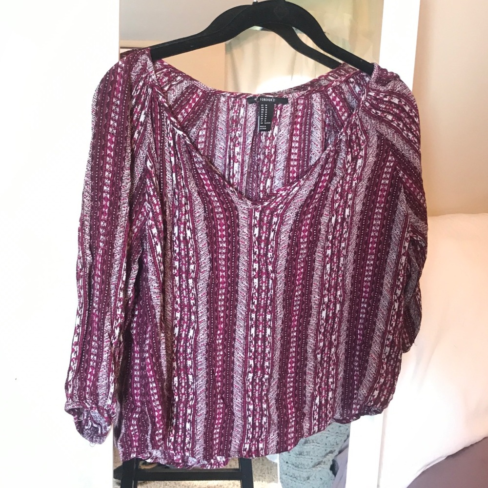 Maroon long sleeve